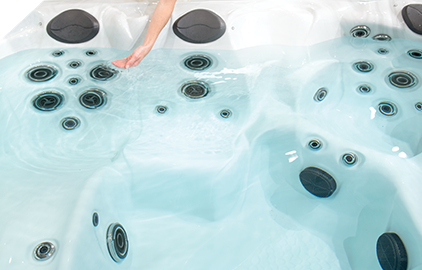 Clean, clear water is a product of Master Spas advanced filtration methods