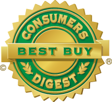 Recognized as the Best Buy in mulitple categories by Consumers Digest