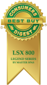 LSX 800 hot tub awarded a Consumers Digest Best Buy 